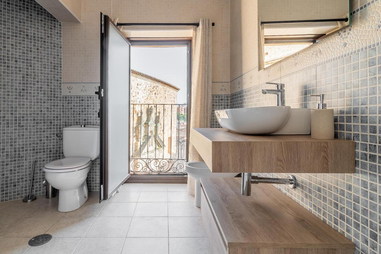 Apartamentos El Patio Plaza Santa Clara Caceres Bagian luar foto